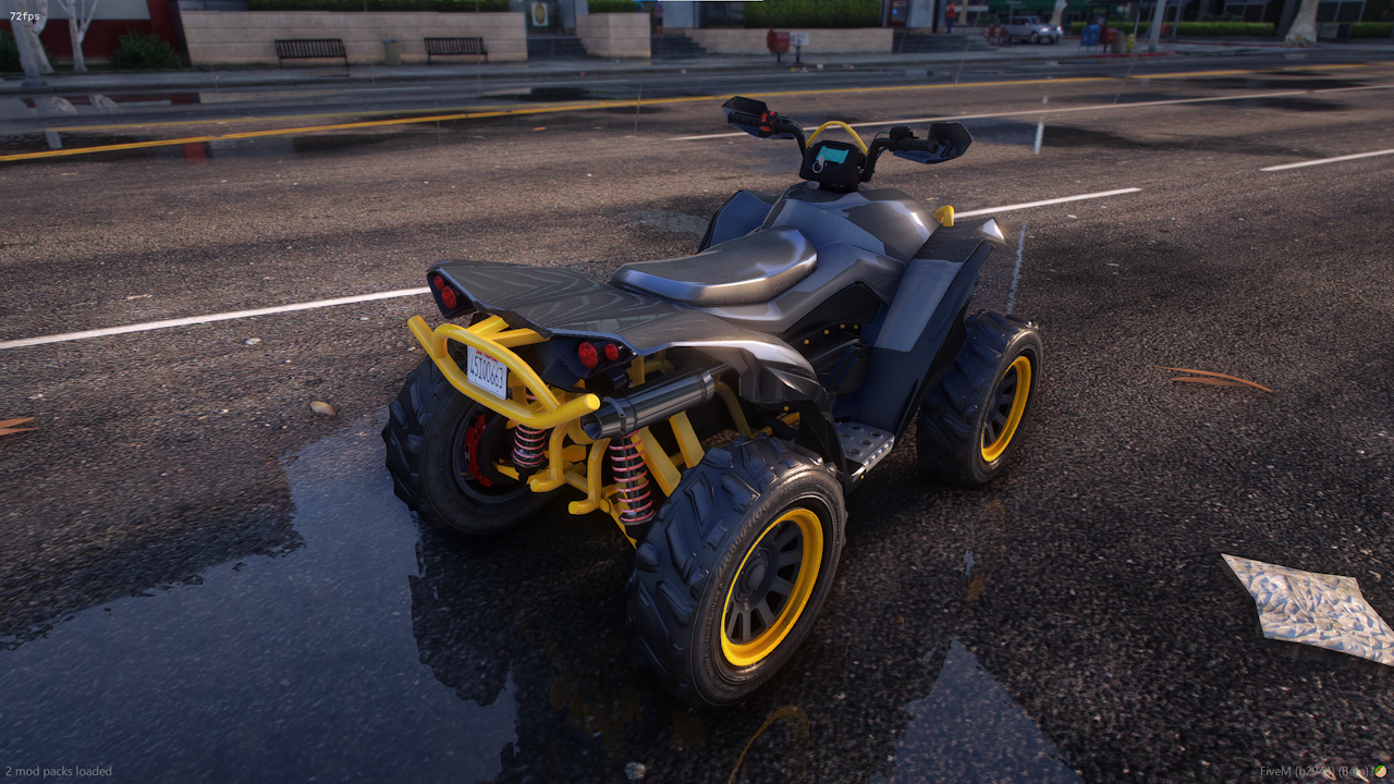 Side profile of lore-friendly Dinka Verus Regen vehicle mod