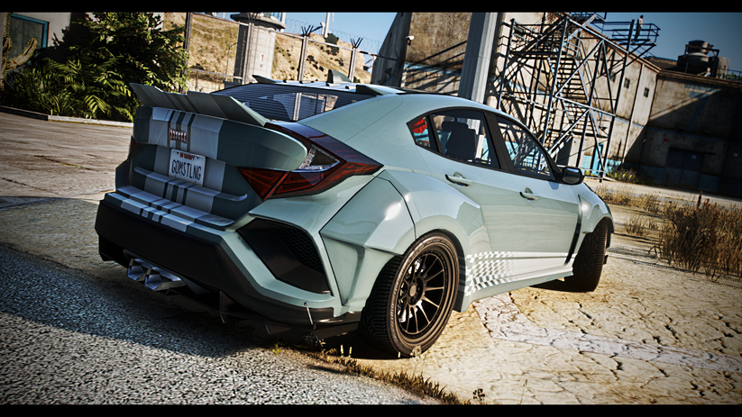 Side profile of lore-friendly Dinka Sugoi KROTOV mod for FiveM