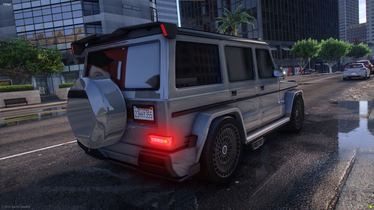 Side profile of lore-friendly Dubsta Monolith mod in FiveM