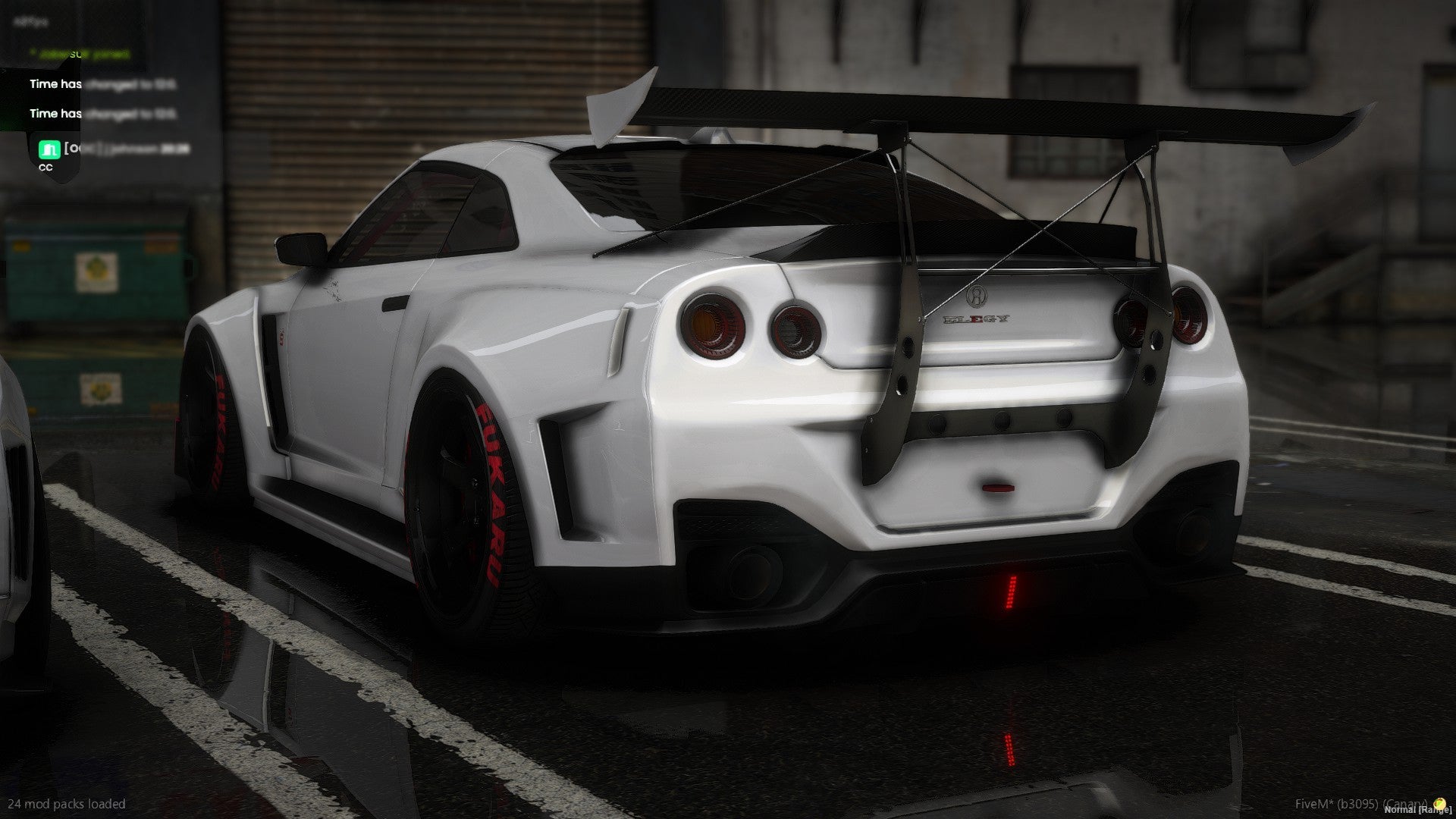 Side view of Elegy RH9 mod for FiveM RP servers