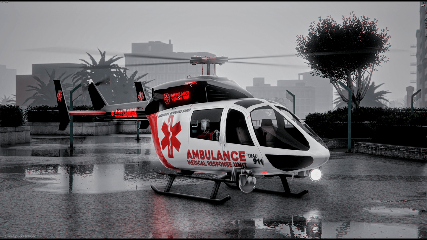 Lore-friendly EMS van with emergency decals