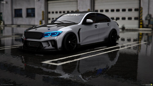 Front view of F340R lore friendly sports bike for FiveM