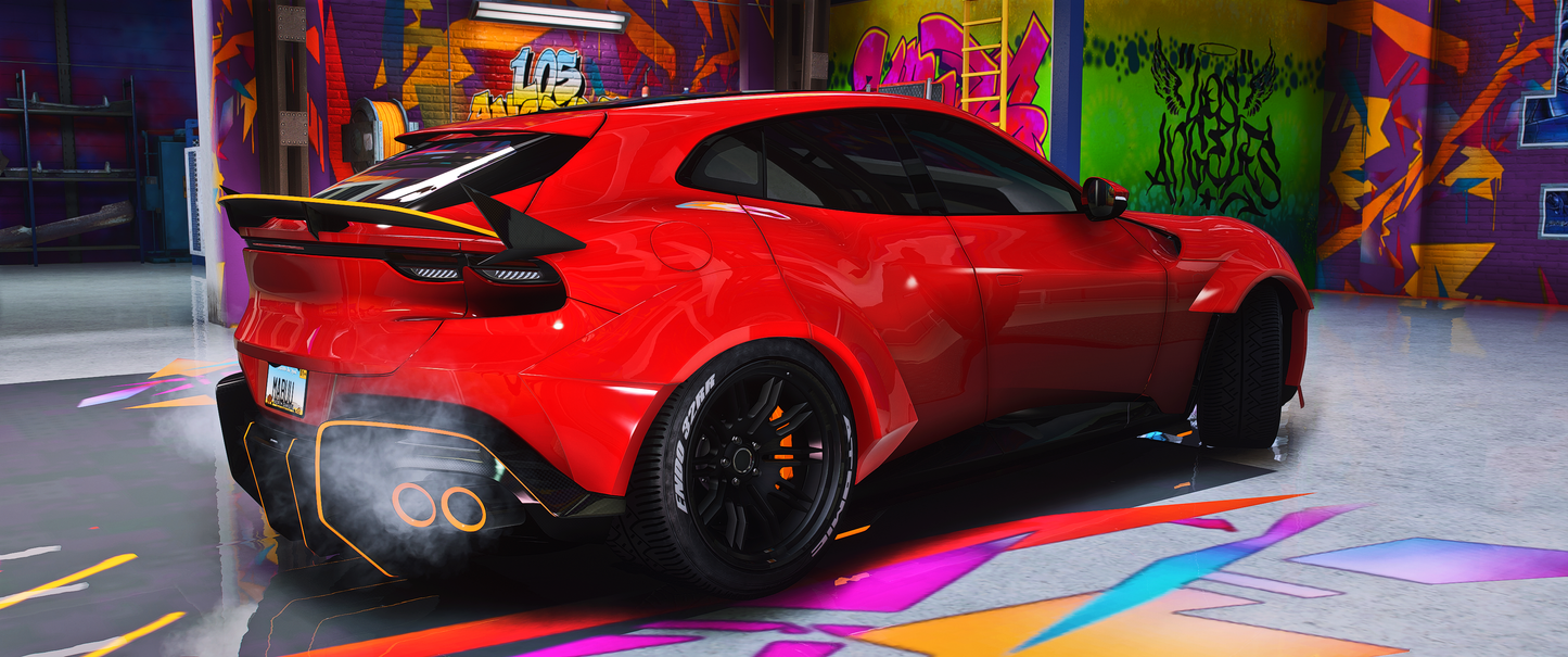 Luxury Ferrari Purosangue Beast vehicle mod for FiveM