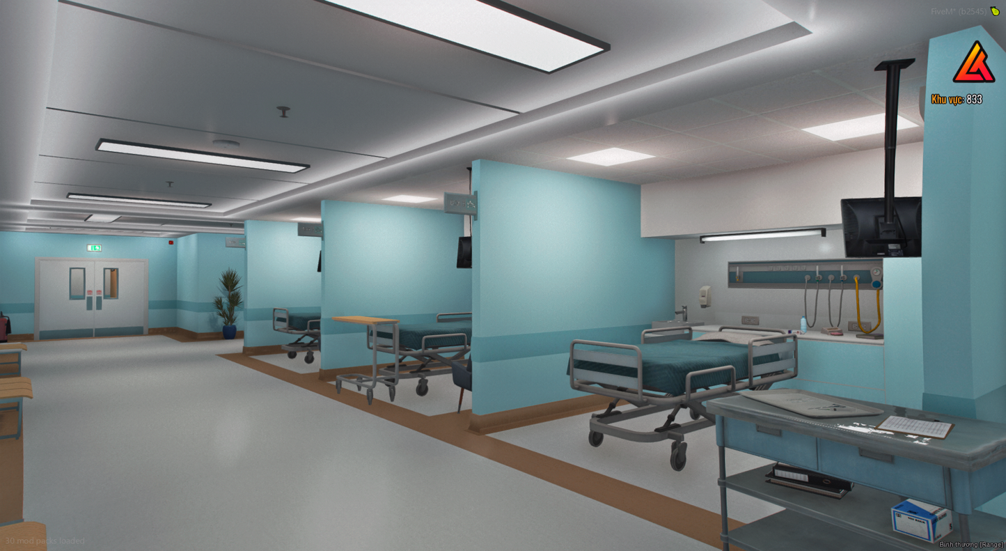FiveM Central LS Medical MLO interior for immersive roleplay scenarios