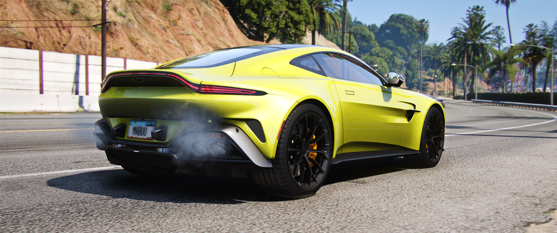 (Debadged) 2024 Aston Martin Vantage Side View