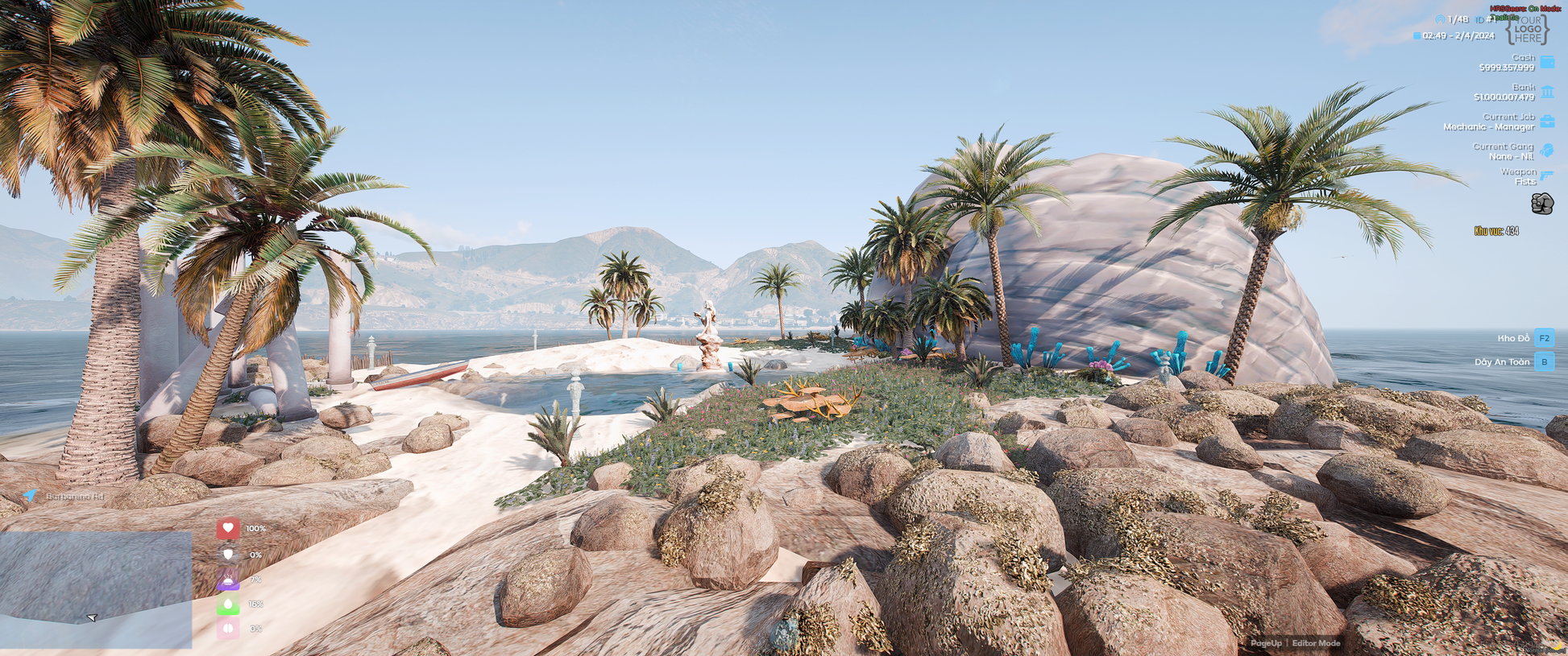 FiveM Ilhada Sereia map roleplay environment preview