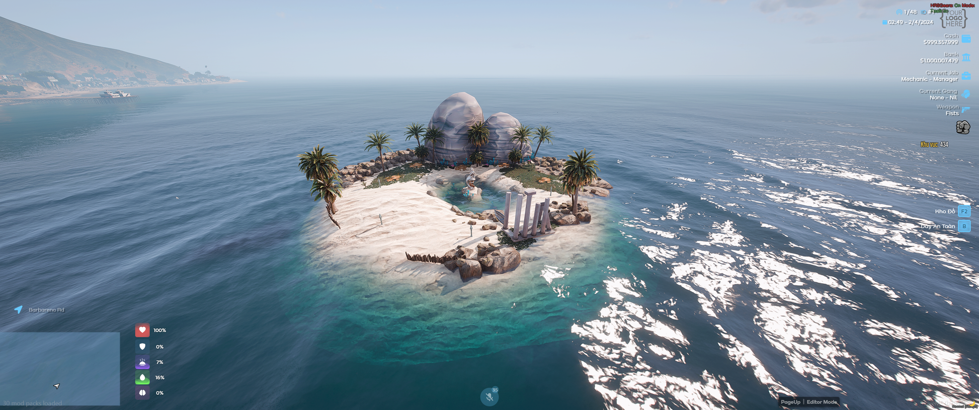 MAP Ilhada Sereia optimized FiveM map experience