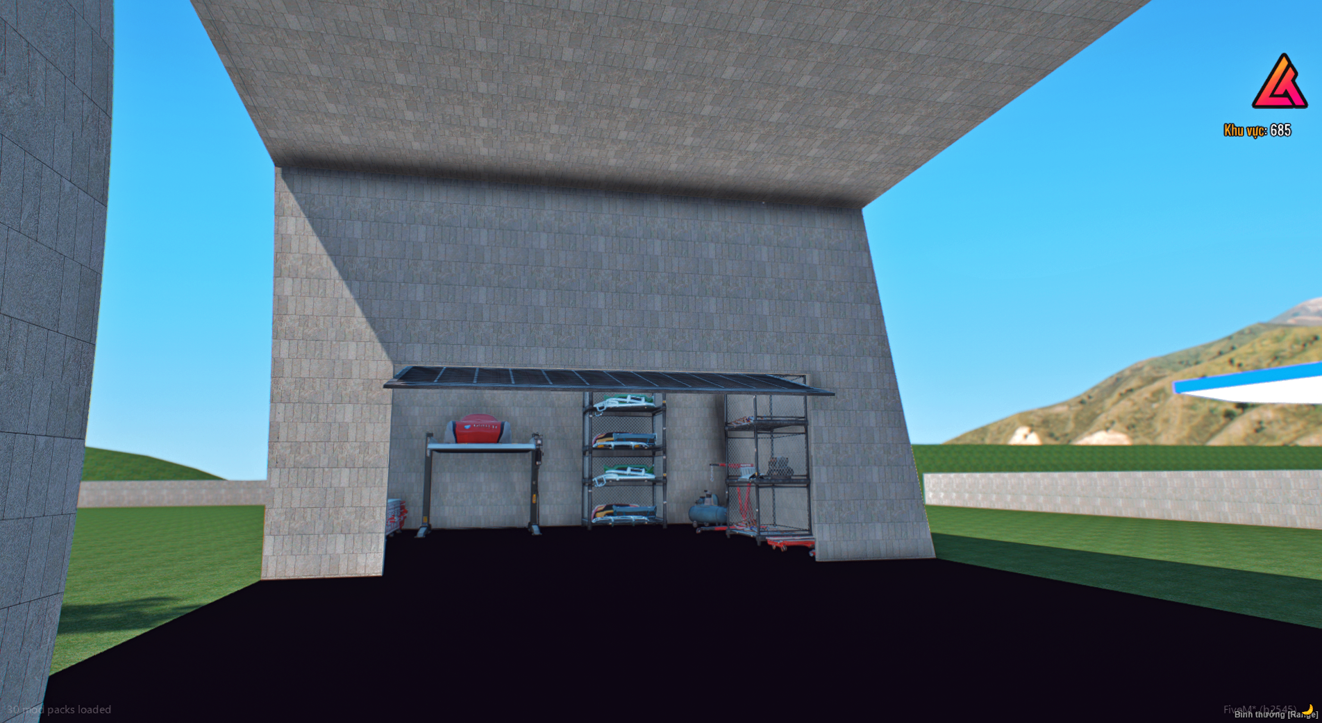 Black Market Island FiveM map marketplace stalls