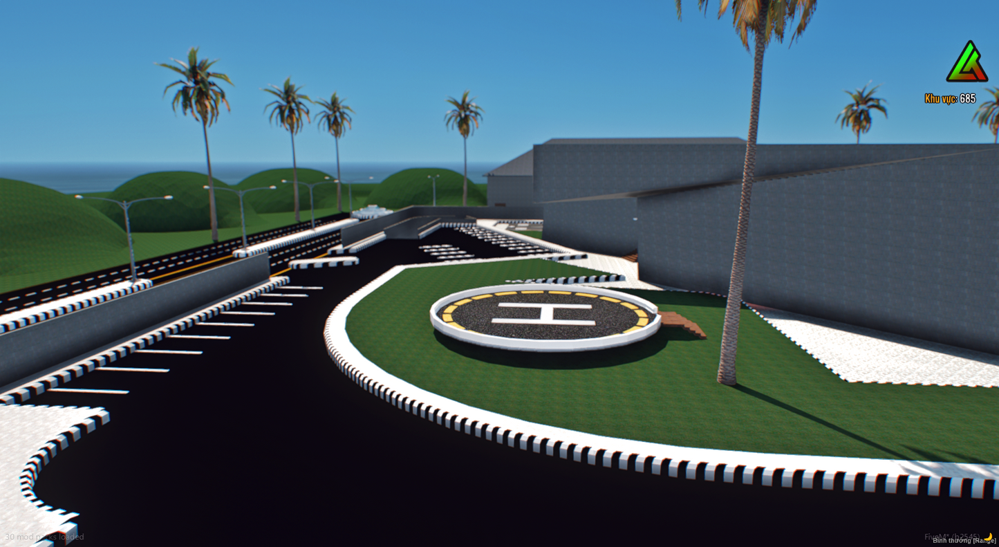 Black Market Island FiveM map top-down overview