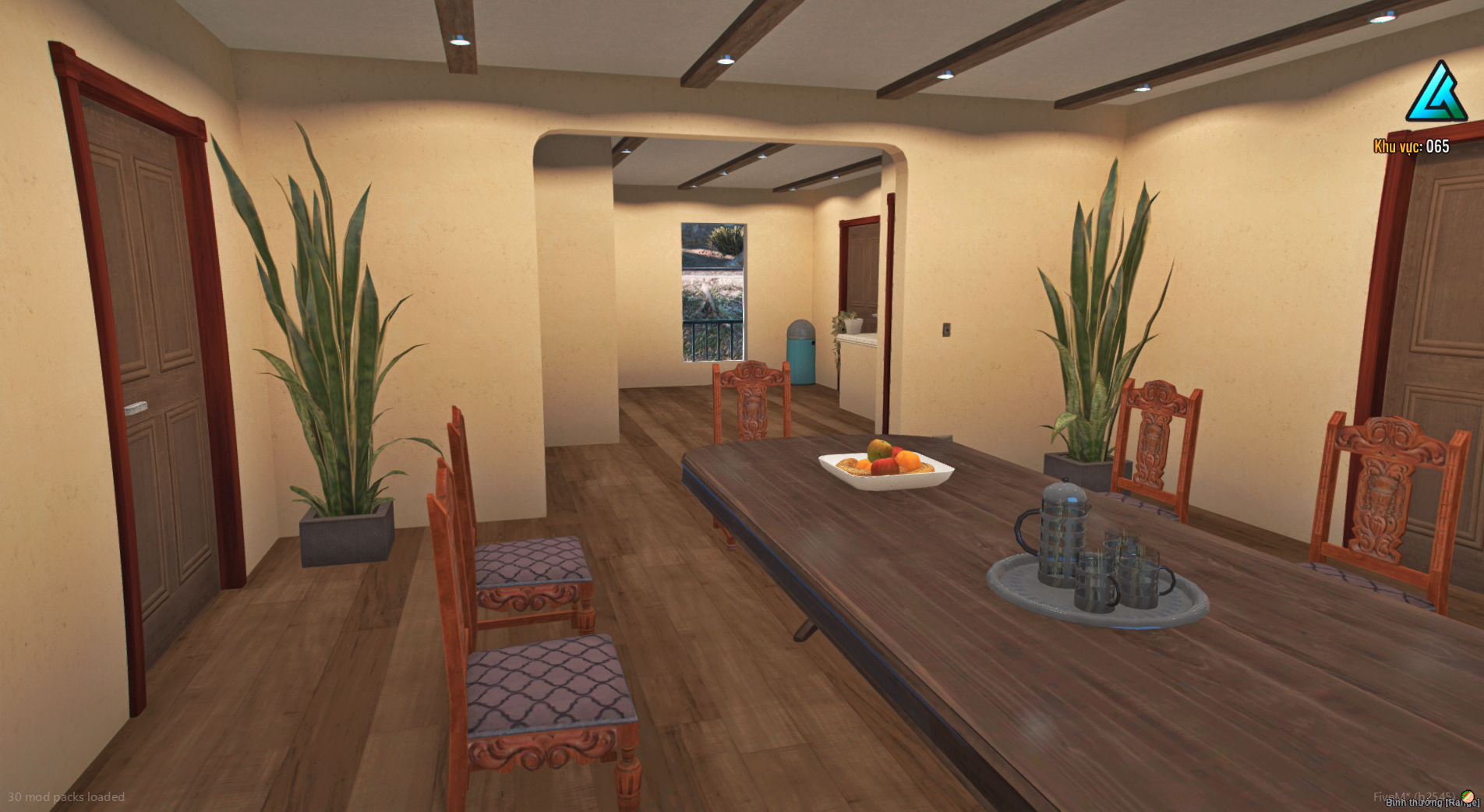 Front door and entrance of Paleto Farm House MLO
