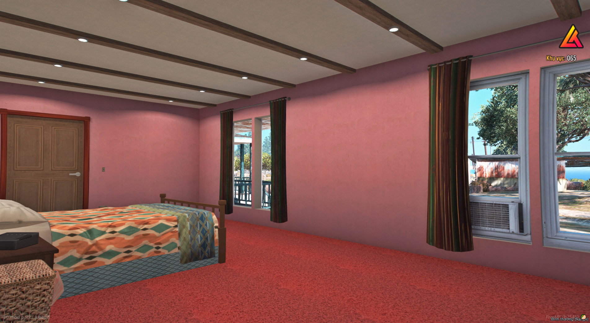 Roof design of FiveM Paleto Farm House mod