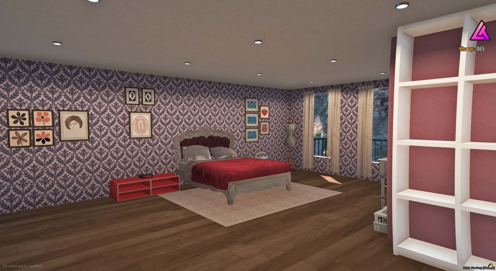 Detailed flooring inside Paleto Farm House FiveM
