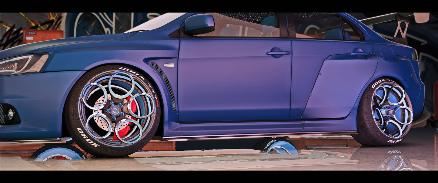 FORGED Wheels 5 with custom color options for GTA V