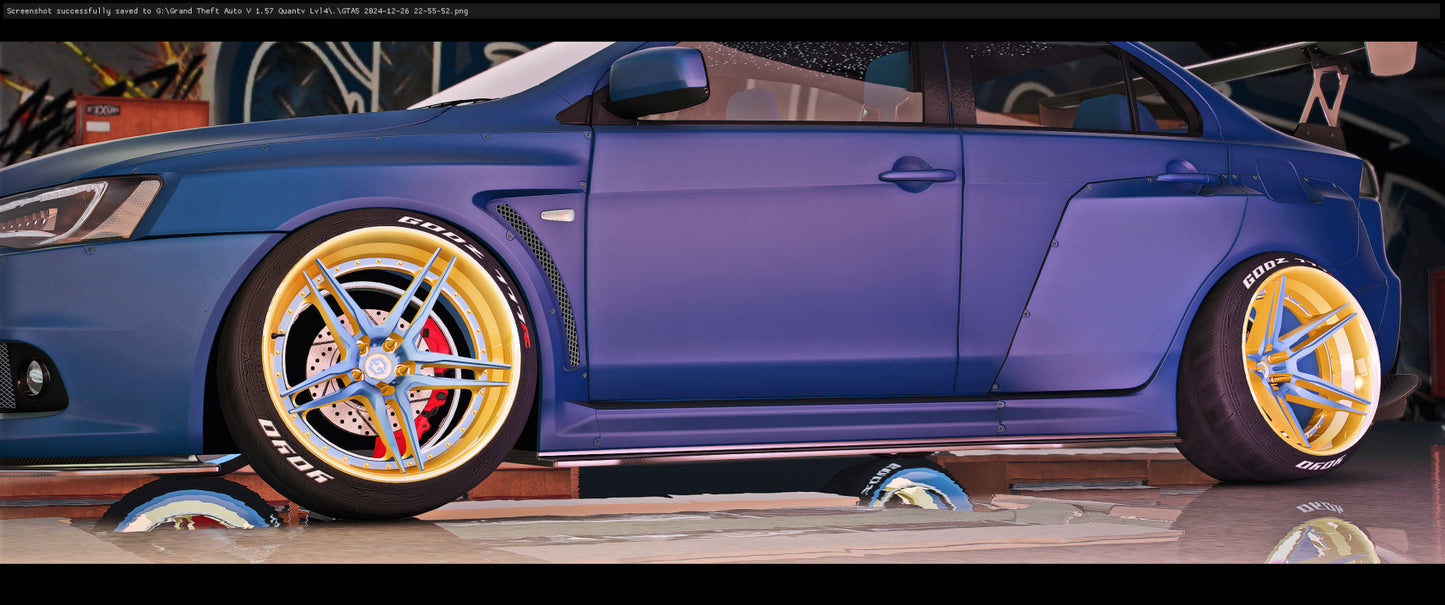 FORGED Wheels 5 in dark mode lighting for FiveM