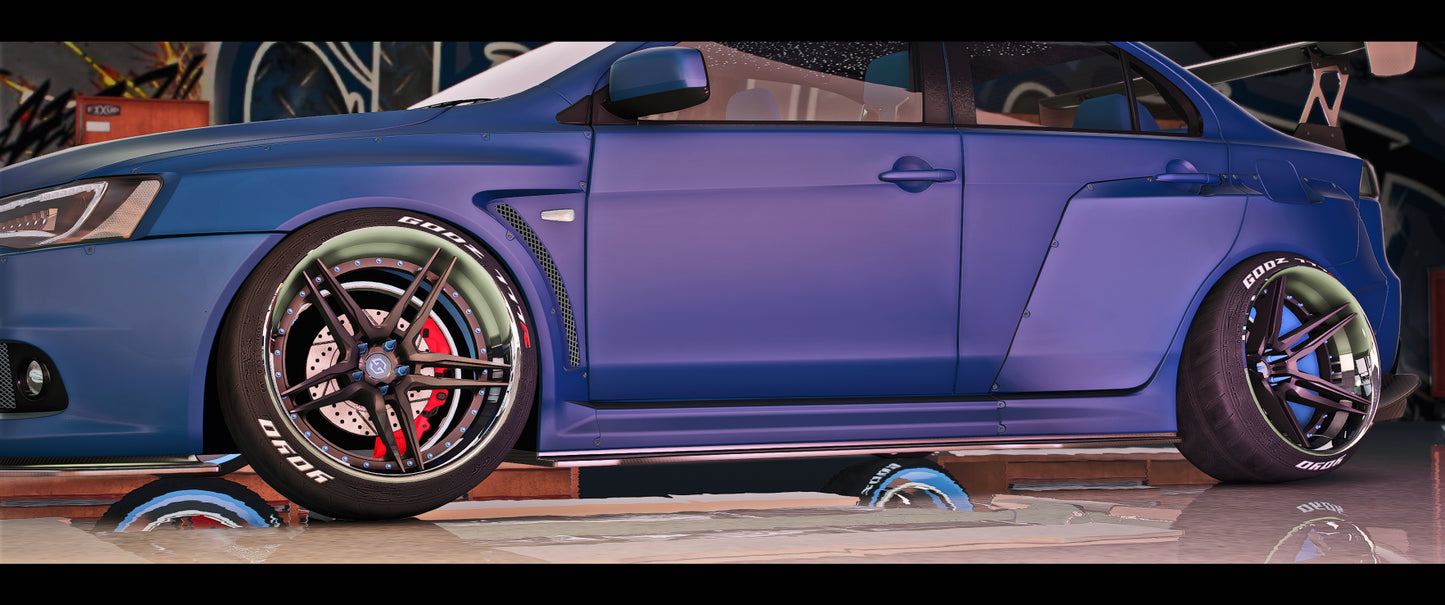 FORGED Wheels 5 showing dynamic lighting effects