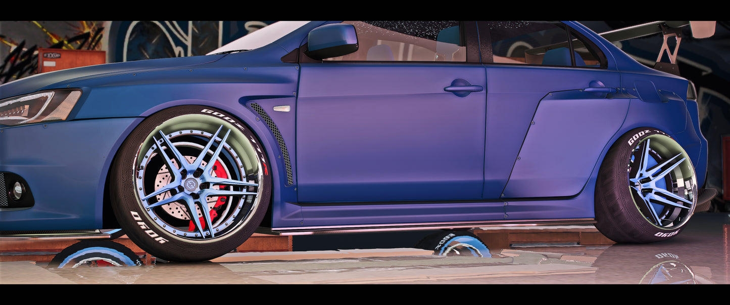 FORGED Wheels 5 demonstrating performance in GTA V
