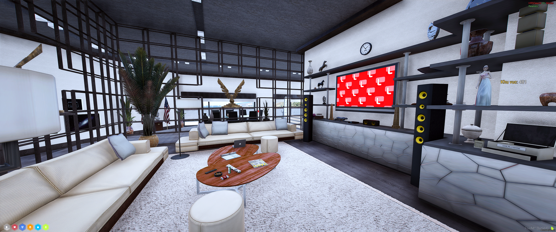 Bedroom interior of Hills House GTA5