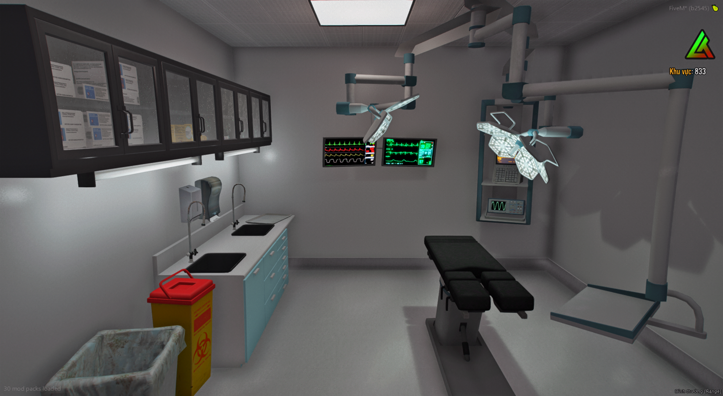 GTA V FiveM Pillbox Medical Center MLO mod for EMS roleplay