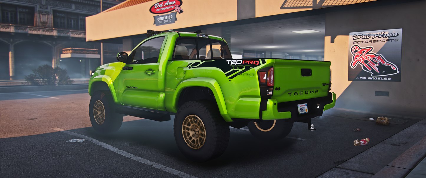 GTA5 Toyota Tacoma Crikoso FiveM vehicle