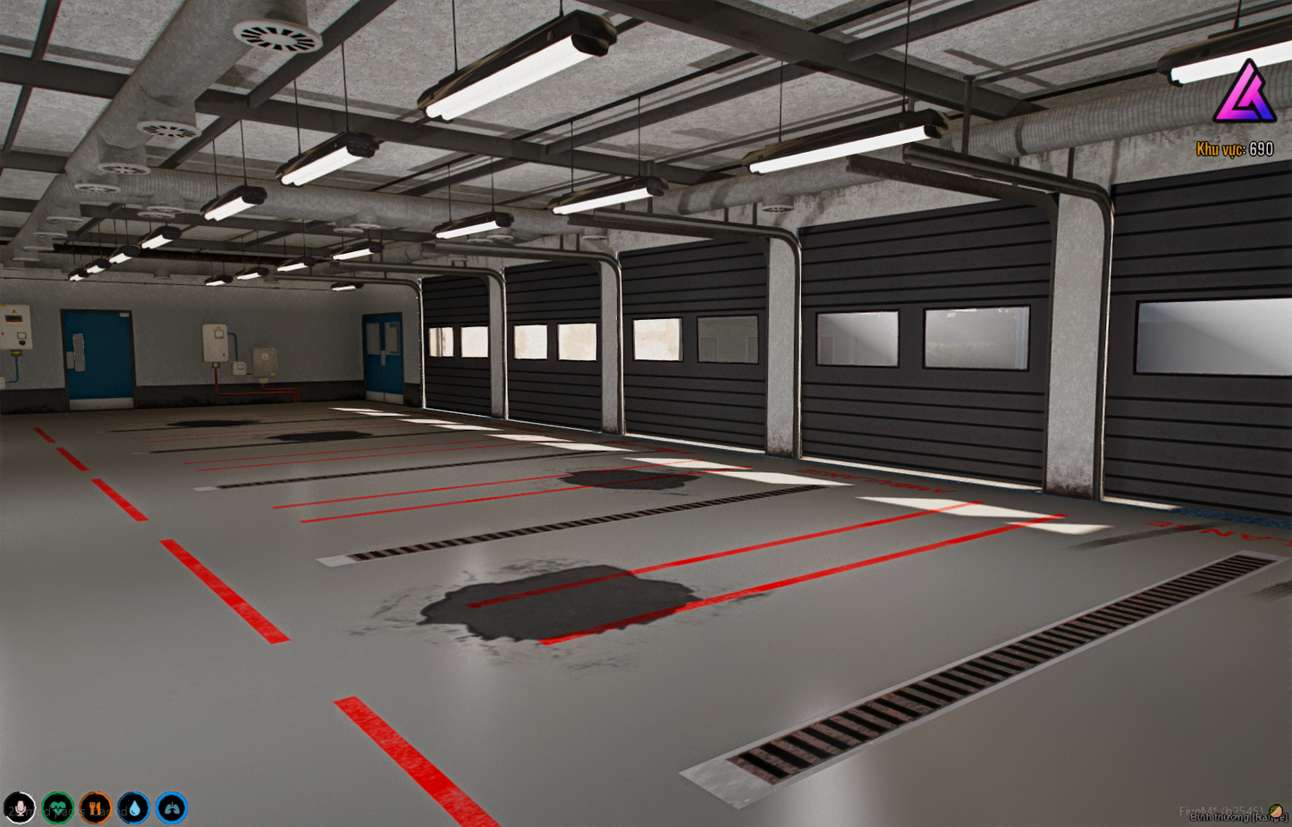 Interior view of Ambulance Central mod