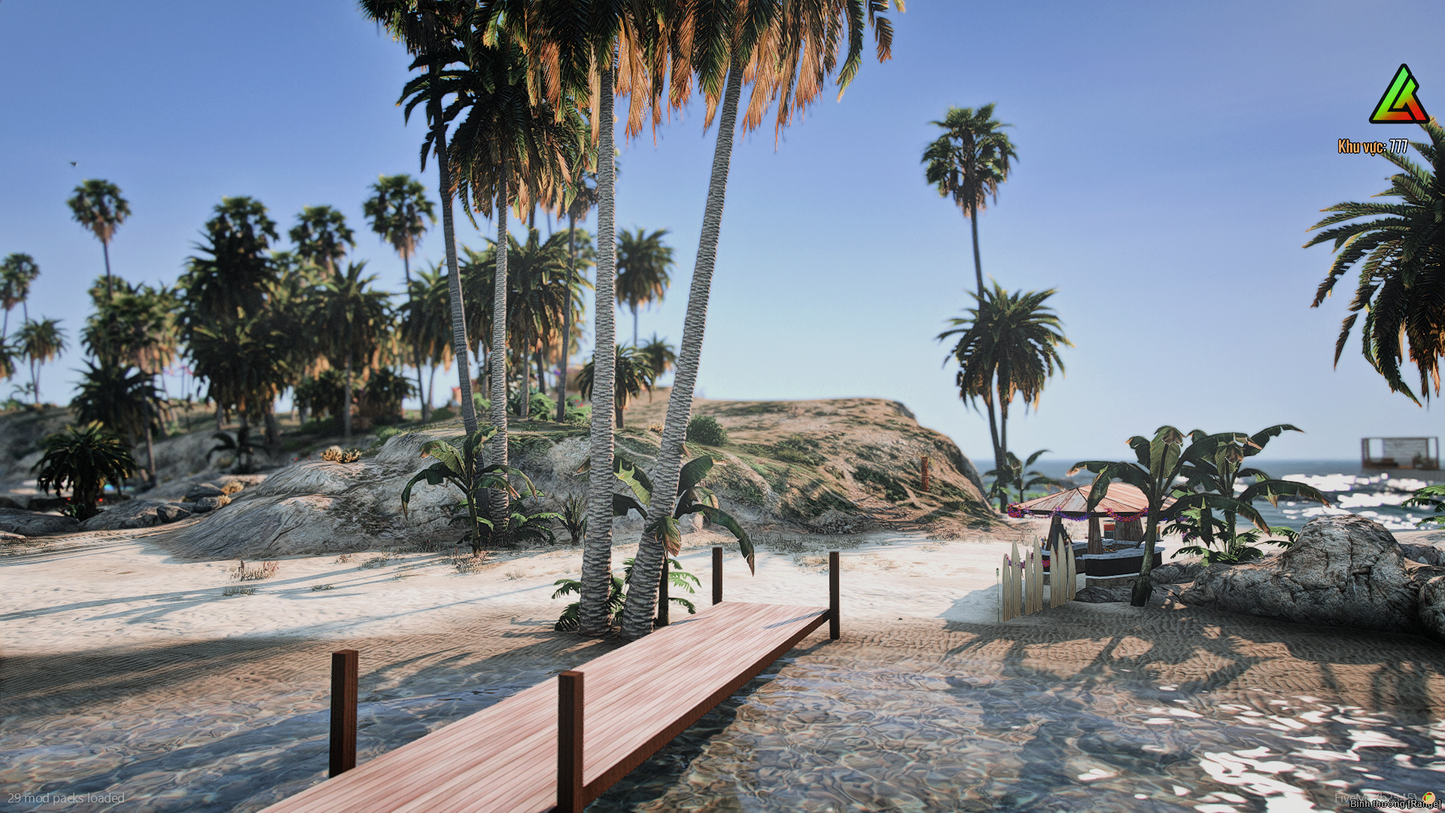 Beautiful beaches on Hawaii Island map
