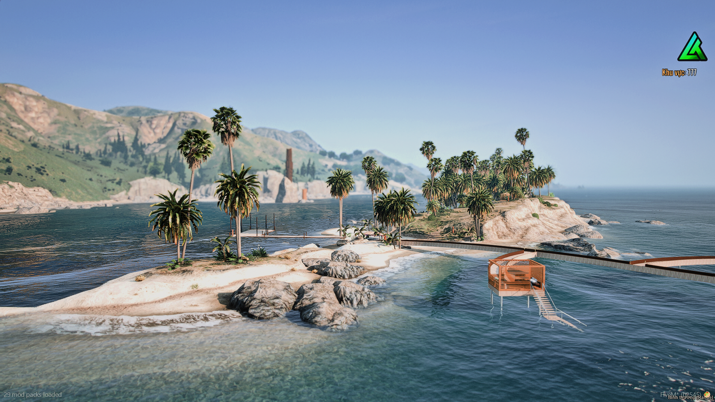 Hawaii Island immersive FiveM map