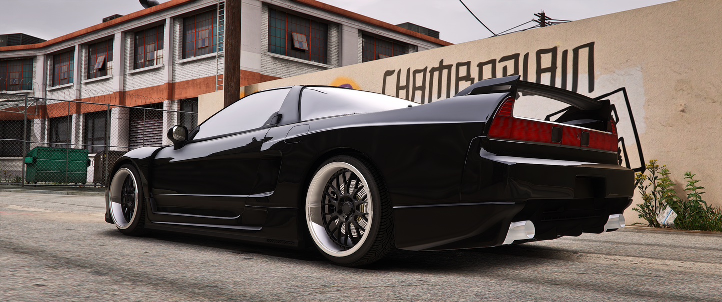 Debadged Honda NSX Type R Marga Hills Side View