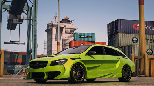 Mercedes CLA-45 Abflug