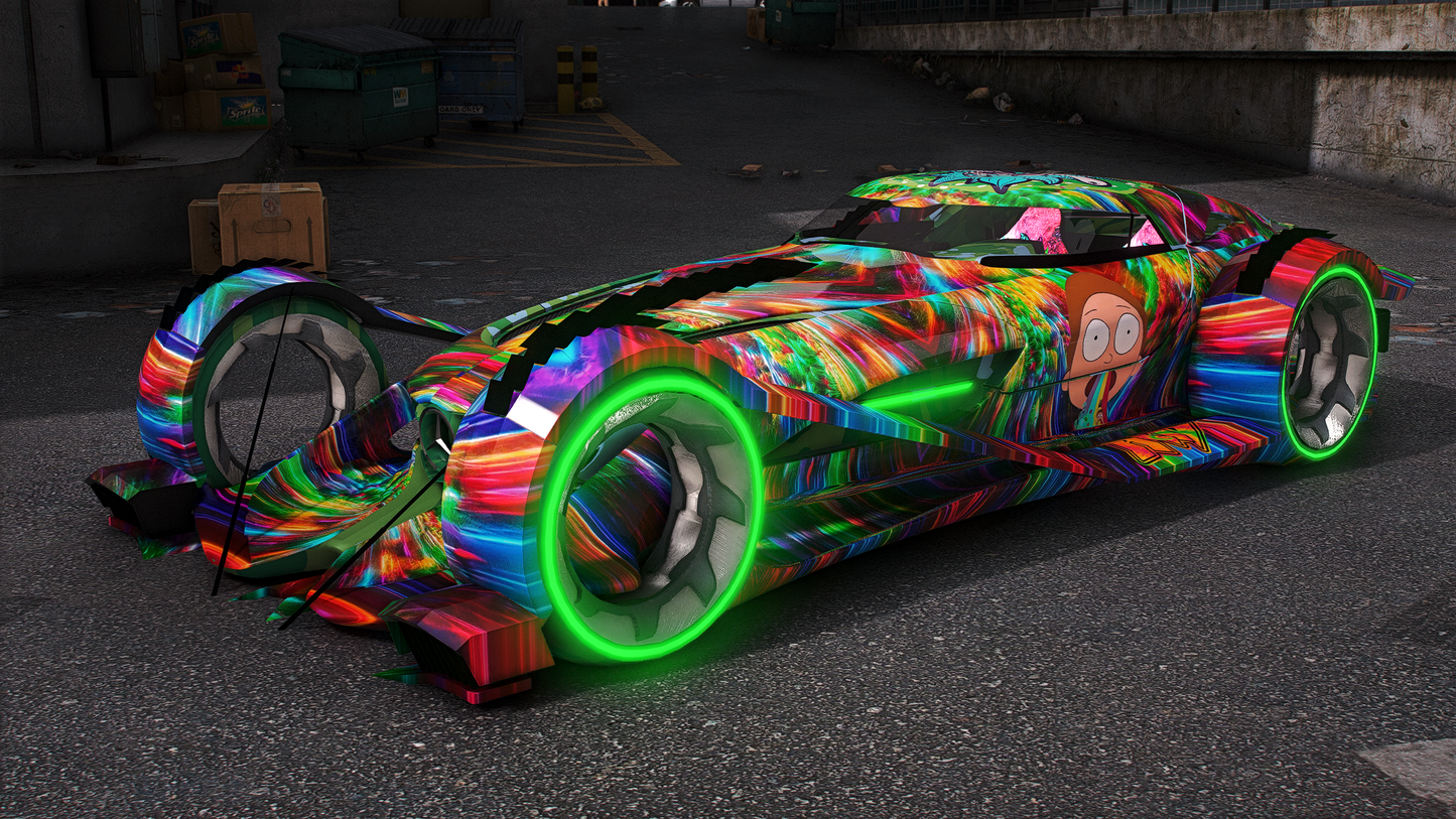 Mercedes-Benz Silver Arrow Concept Rick and Morty