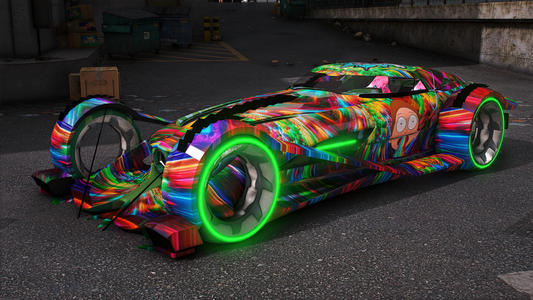 Mercedes-Benz Silver Arrow Concept Rick and Morty