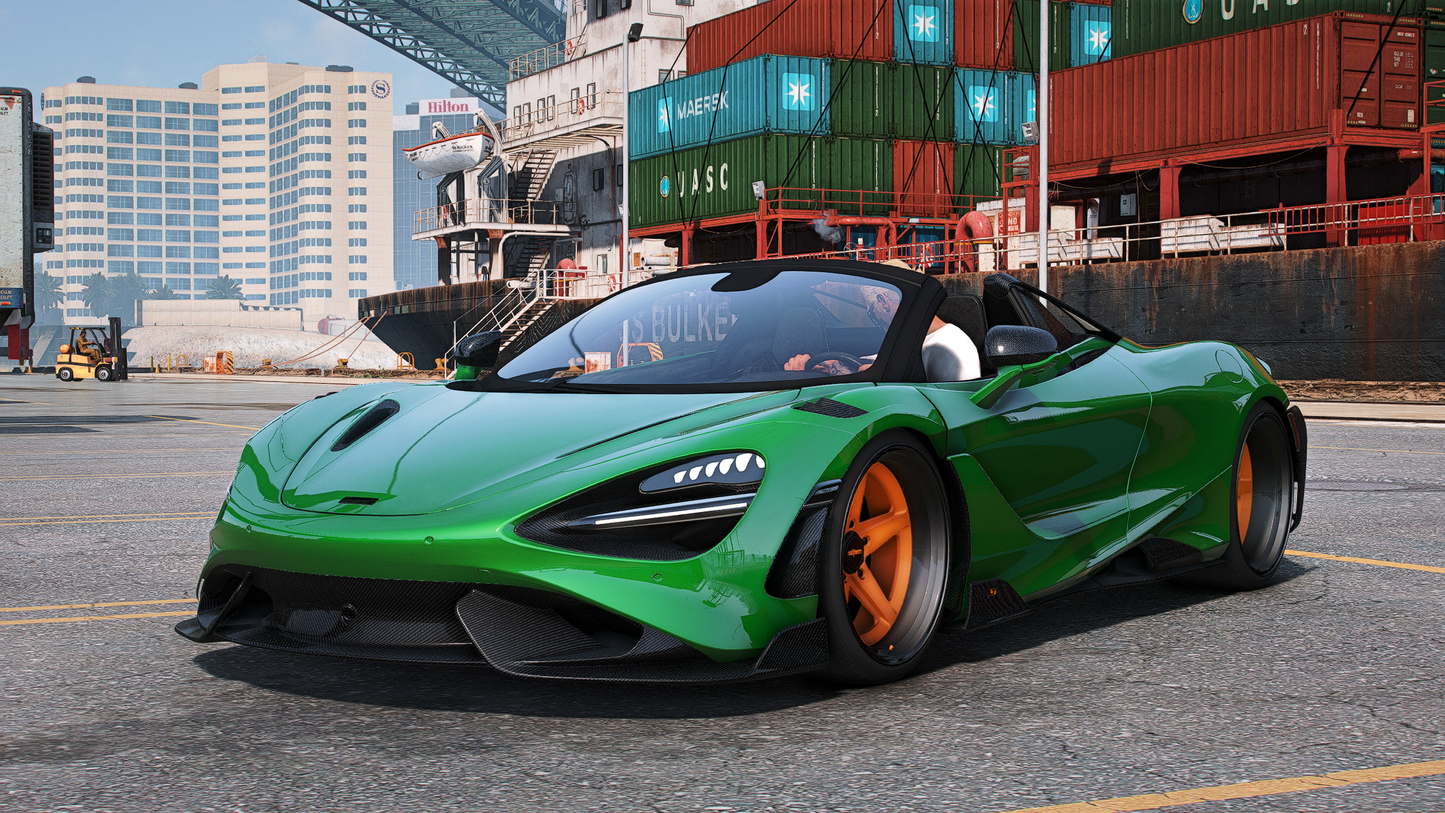 Mclaren 765LT Spider Slammed