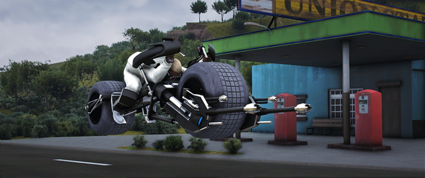 Flying Batpod Fly | XZone Team