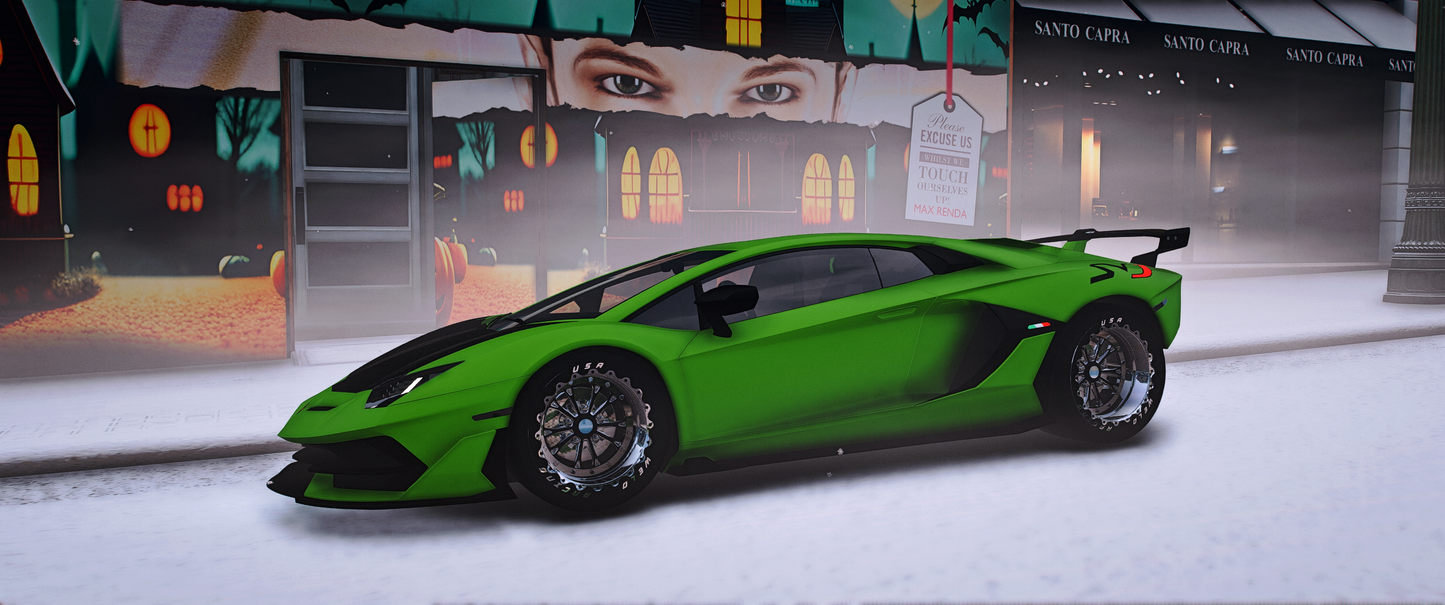 Lamborghini Aventador SVJ Drag TwinTturbo