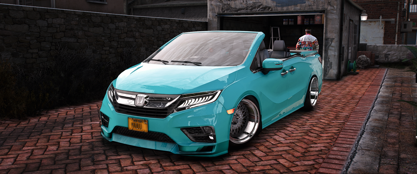Topless Honda Odyssey