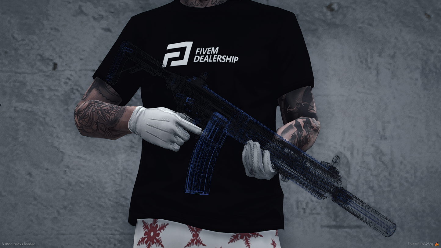 Blue WireFrame M13