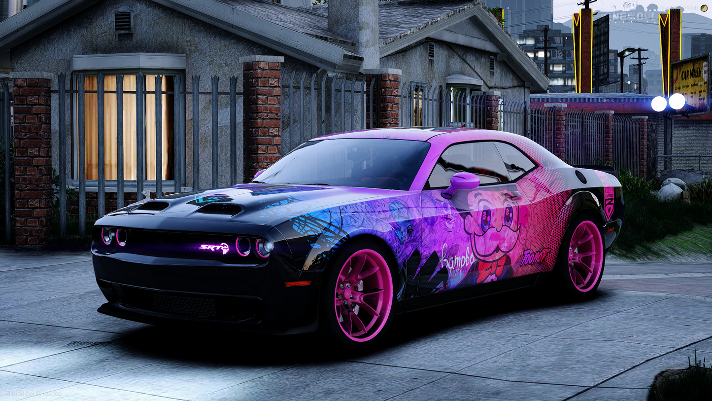 Custom Slideshow Dodge Challenger SRT Hellcat