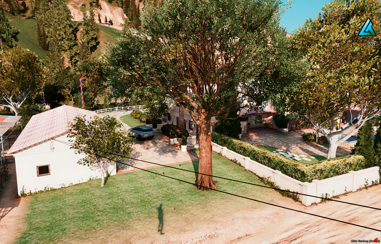 Balcony view of La Fuente Blanca MLO for FiveM interiors