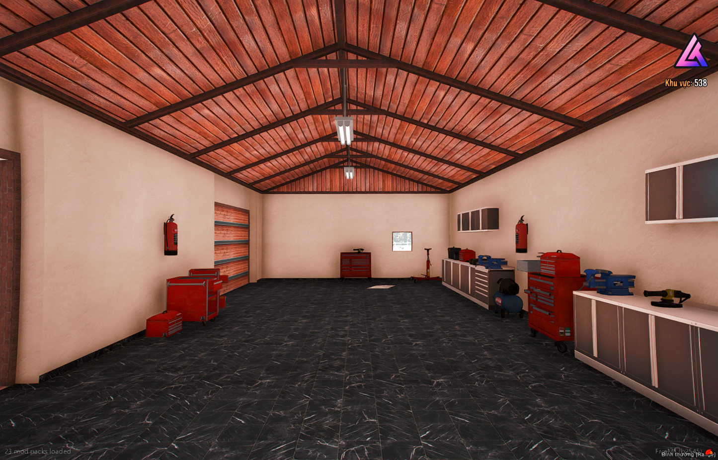 Home theater interior of La Fuente Blanca MLO for FiveM
