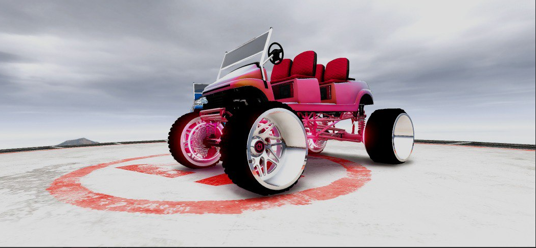 Lore Friendly Lifted Caddy GTA V Vehicle Mod