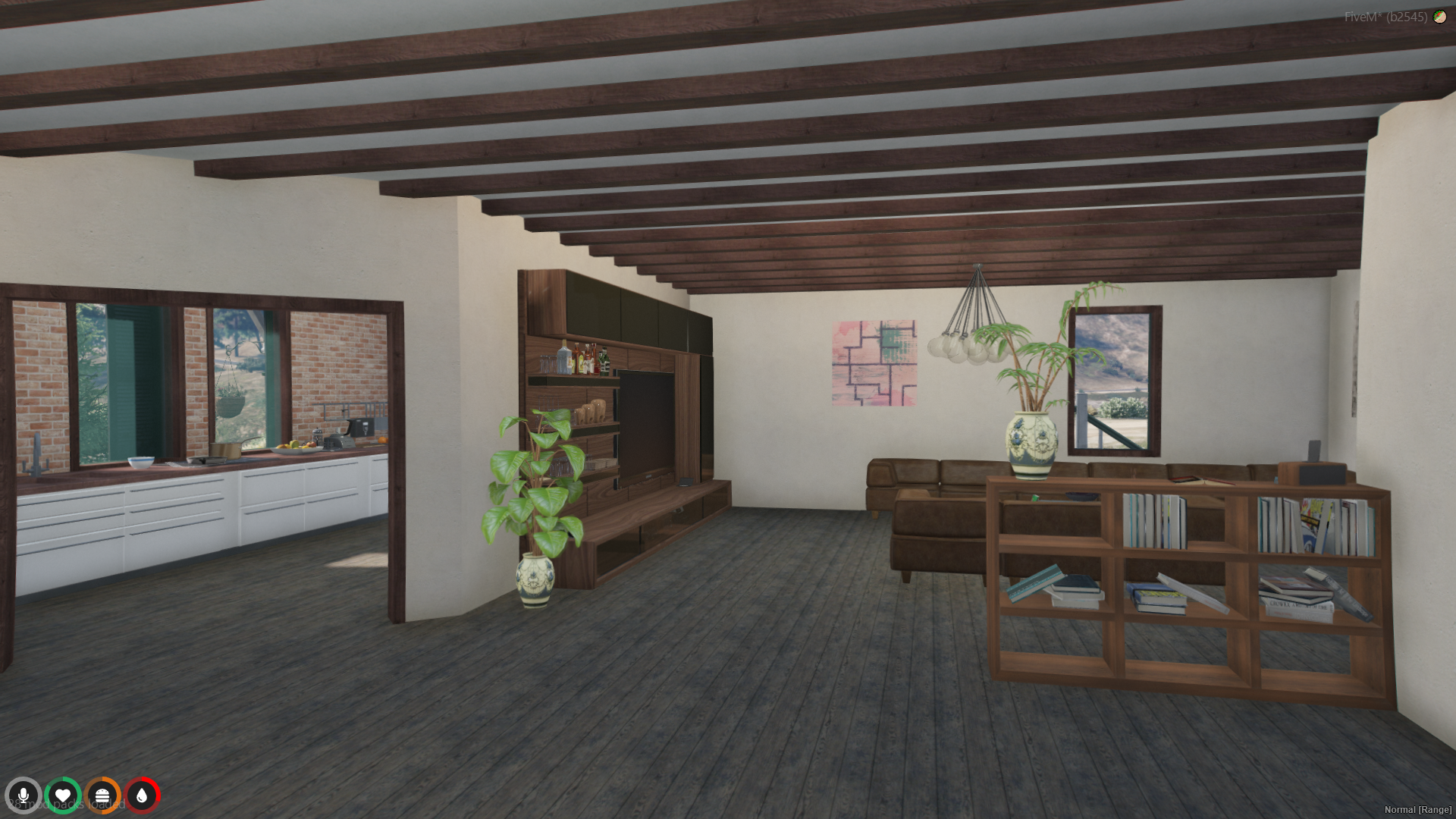 Kitchen and dining area