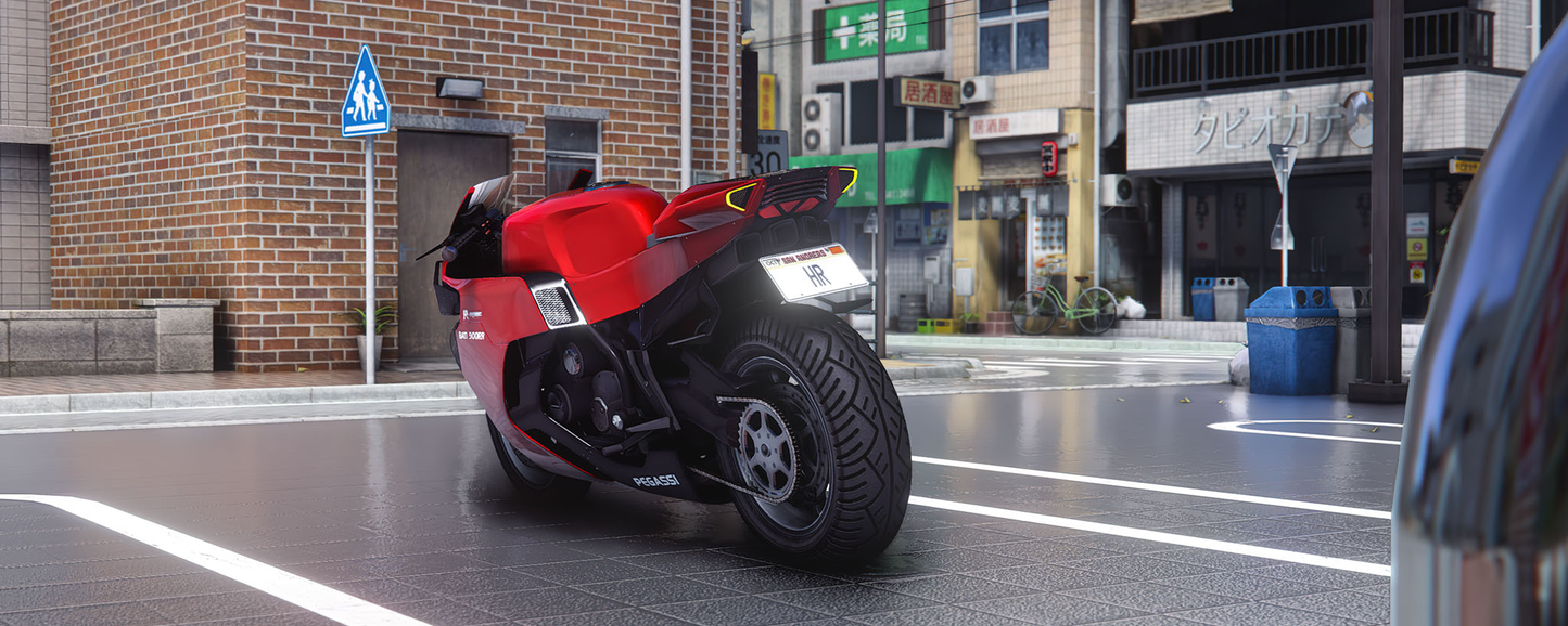 High-Performance BATI 900RR Motorcycle Mod