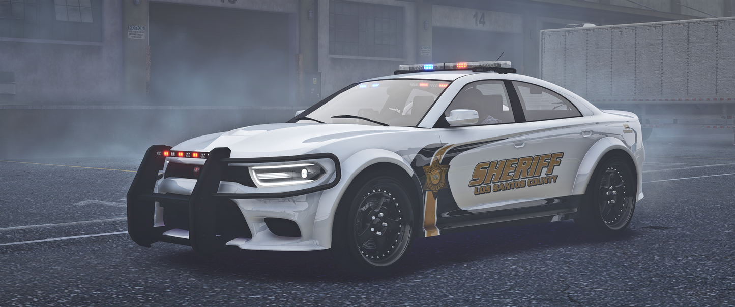 Lore Friendly Non ELS Police Bravado Buffalo vehicle mod for FiveM servers