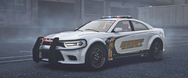 Lore Friendly Non ELS Police Bravado Buffalo vehicle mod for FiveM servers