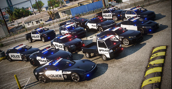 Lore Friendly Police Pack 2 with 13 high-quality FiveM vehicles