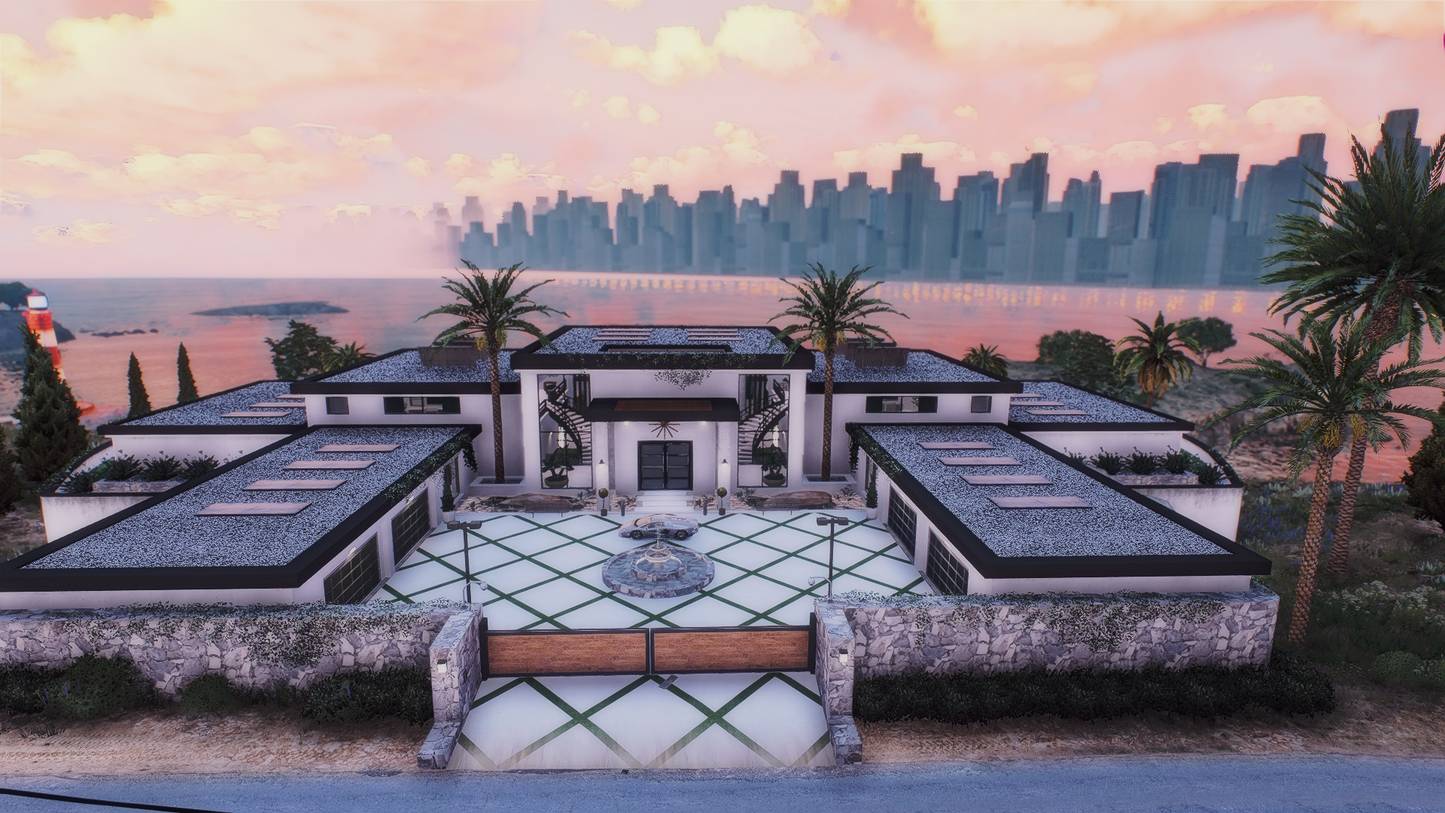 Front view of Mafia Mansion 2.0 for FiveM server