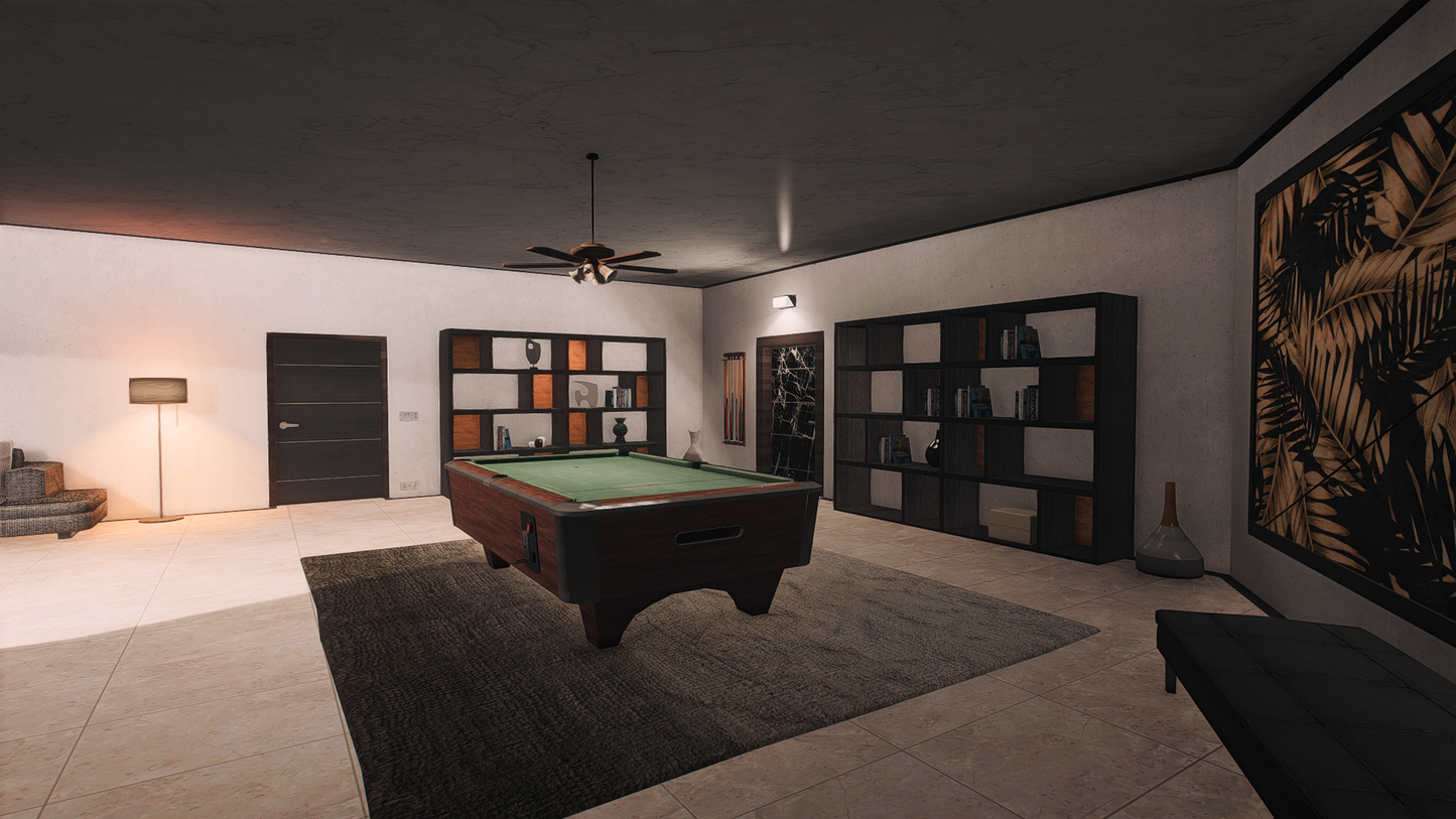 Mafia Mansion FiveM map mod bedroom interior