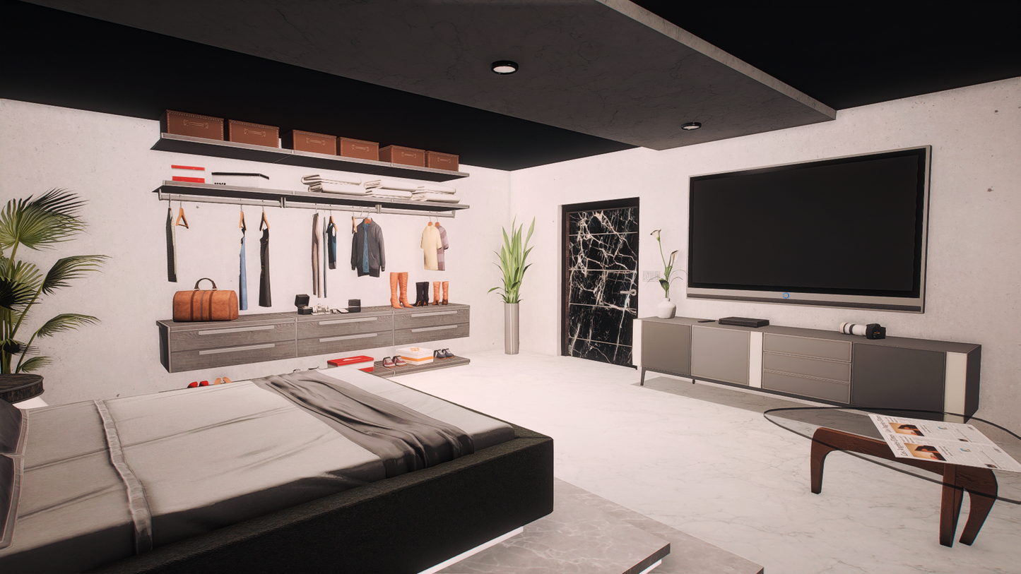 Mafia Mansion FiveM map mod garage area