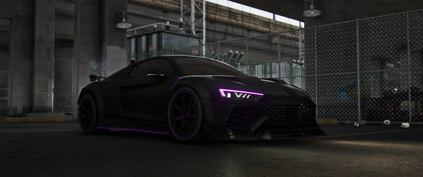 Front view of (Debadged) Mansory Audi RSQ8 Evo GTA V mod for FiveM