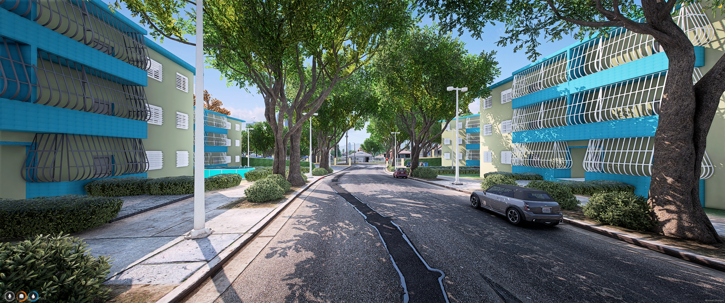 Caserio TH Mirror Park Streets and Landmarks FiveM