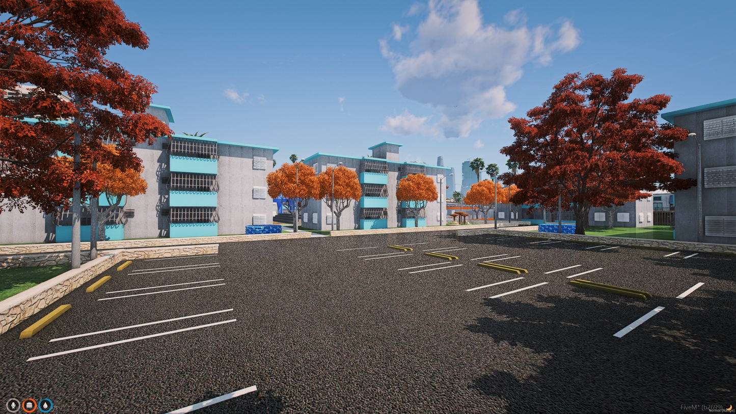 Caserios Park and Roads FiveM Map